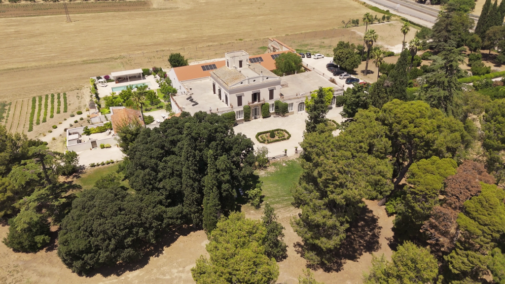 Villa Gioia in Corato, seen from above, a wedding venue in Puglia